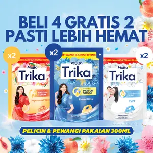 [FLASH SALE] [Buy 4 FREE 2] Molto Trika Pelicin dan Pewangi Pakaian All Varian 300ml
