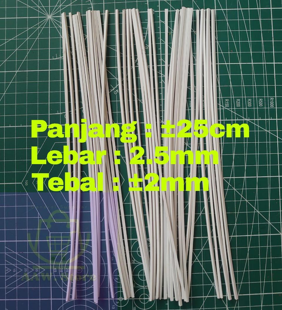 ( 10 Biji ) Lembaran Paralon PVC 2.5mm x 25cm Bukan Foam Board Bahan Miniatur