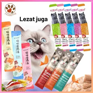 Snack Creamy Stick 16gr – Creamy Treat 100% Daging Asli, Kaya Protein + Taurine & Prebiotik