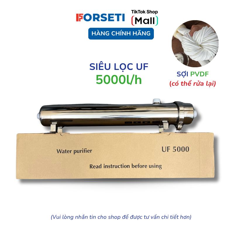  Bộ lọc đầu nguồn UF công suất 4000L và 5000L Lọc tới 0.01 micron không dùng điện Chính hãng Forseti Bảo hành 1 năm 
