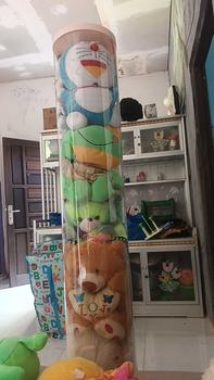 Product Review of [COD] Tidy Tribe Hadiah Doll Storage Bucket Gaya Ritsleting Transparan Tabung Storage Boneka Dengan Penutup 90/120/150CM Penyelenggara Berkapasitas Besar Dudukan Doneka from I** S**i 1