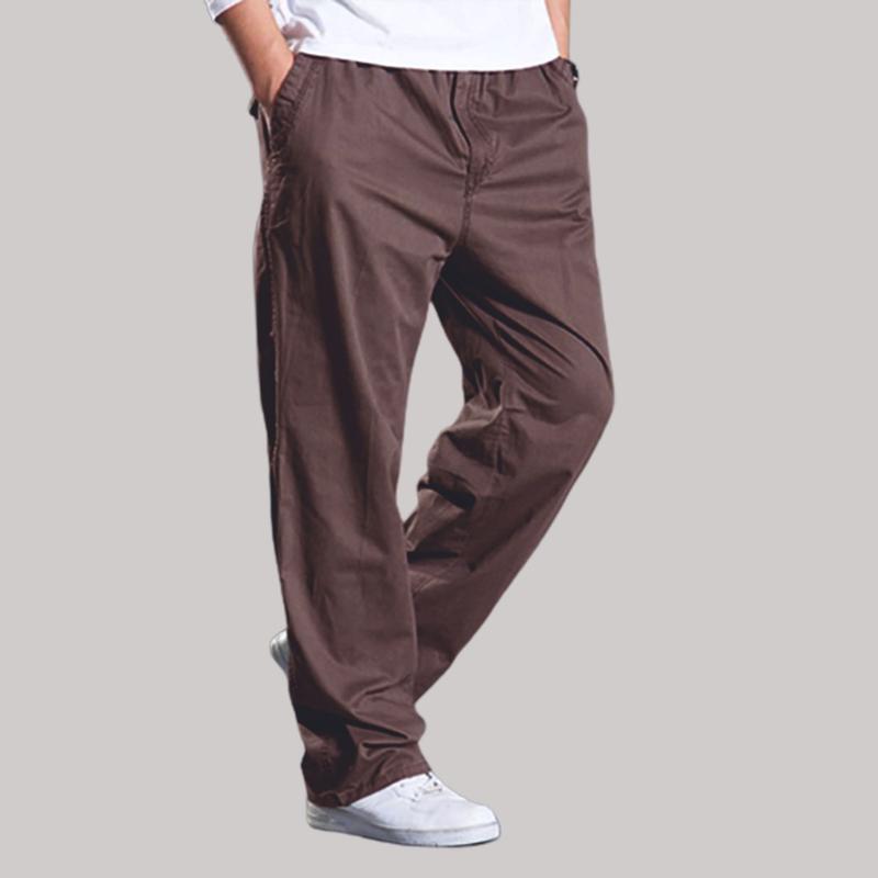 Celana Katun Pria Panjang Cino Karet Standar Jumbo Premium M-XXL Taktik Outdor Sport Casual KOREAN STYLE 4