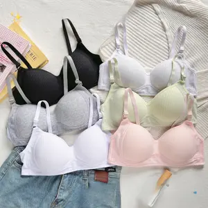 4PC!! ! BRA BH WANITA CUP A (cup kecil) TANPA KAWAT BUSA TIPIS BAHAN LEMBUT-1681