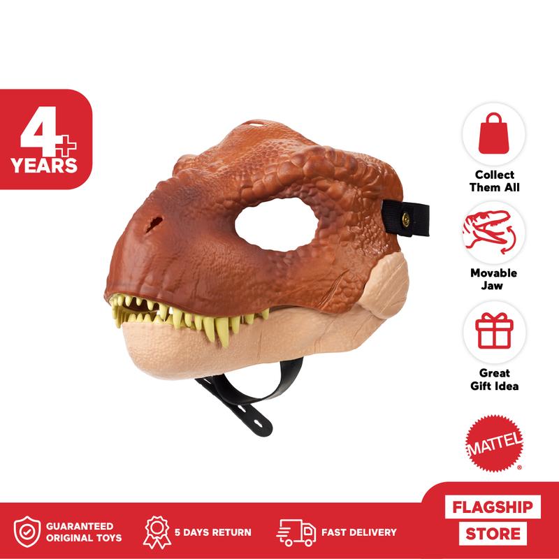 Jurassic World Tyrannosaurus Rex Mask - Mainan Action Figure 0
