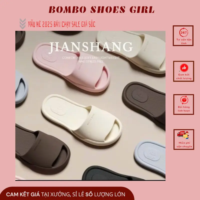 GIÁ SIÊU HỜI---COMBO 2 ĐÔI DÉP LÊ NỮ, Dép GẤU EVA SIÊU NHẸ NHIỀU MÀU CHO NAM NỮ ĐI BIỂN,ĐI CHƠ  ,HOTTREN CHO MÙA HÈ 0