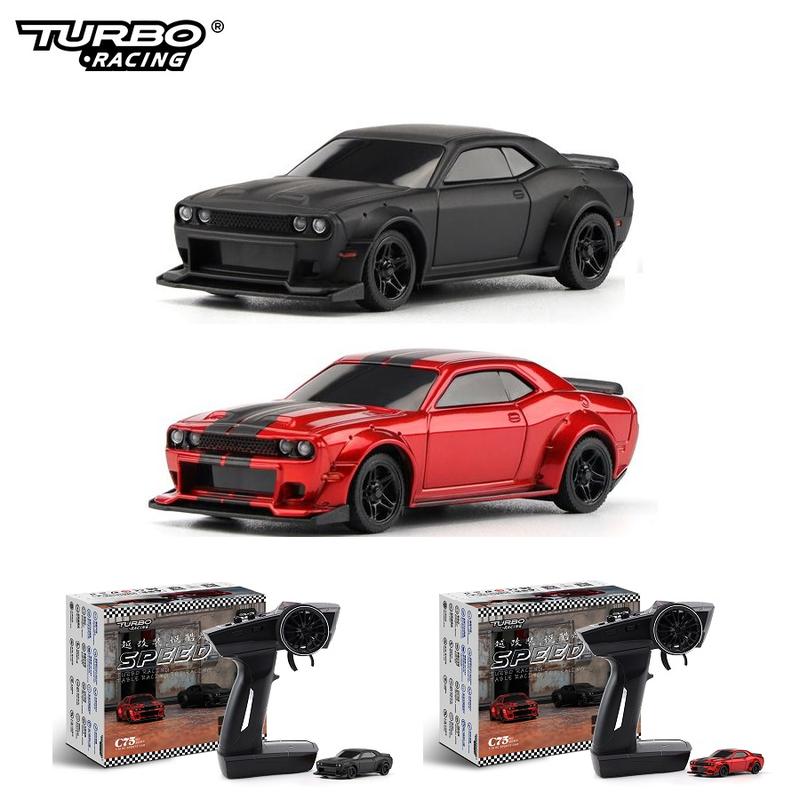 Turbo Racing 1:76 C75 Flat Running Toys on Road desktop mini RC Car ...