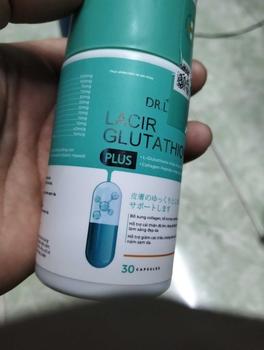 Product Review of [COMBO1] LACIR GLUTATHIONE PLUS -TẶNG 3 MIẾNG MẶT NẠ THUỶ TÍNH DR.LACIR   hỗ trợ trắng da, mờ nám, đẹp da cho người u, nang from a**i 0