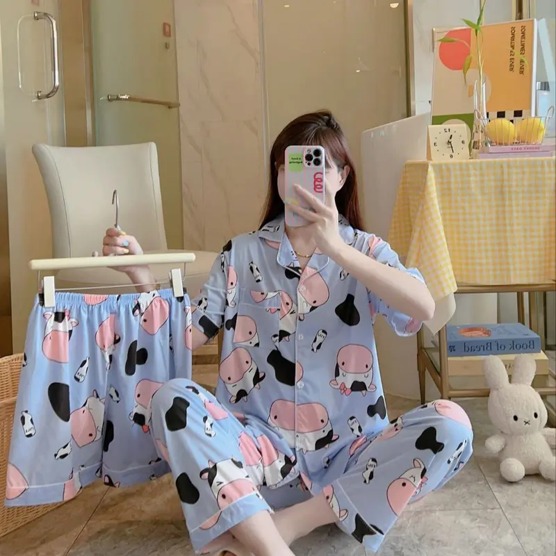 Nota CO Piyama Tidur Paket Bundling Wanita Busui 4