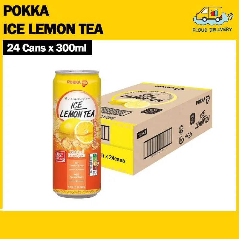 Pokka Ice Lemon Tea Can (24 x 300ml)