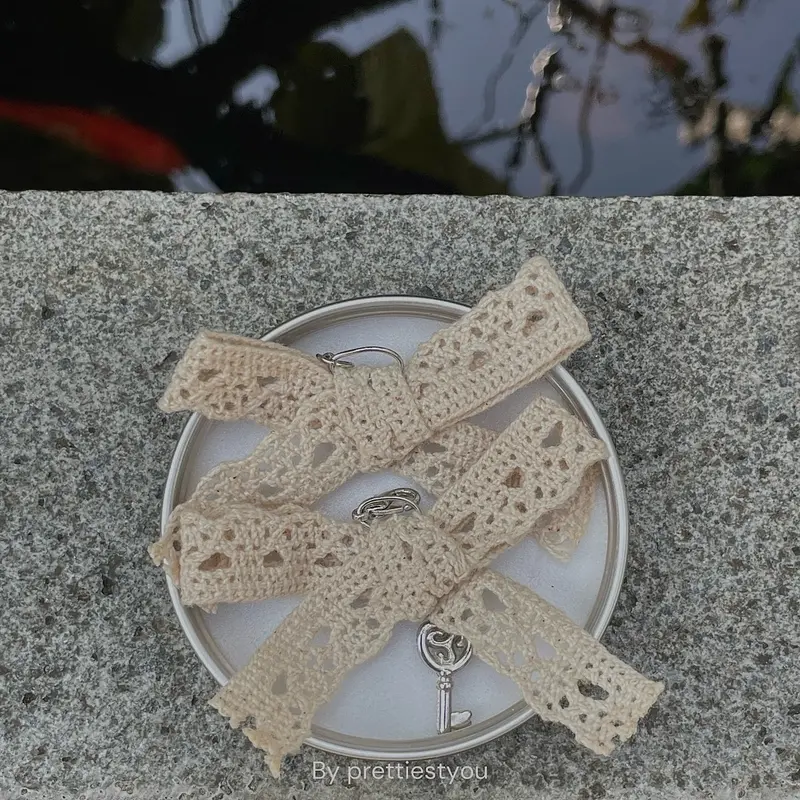 Shoecharm set aesthetic ribbon 5
