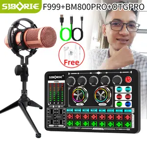 Siborie&gendirahman27 rekomendasi bersama Soundcard F999+BM800PRO/MS90+E10+OTG-Type C