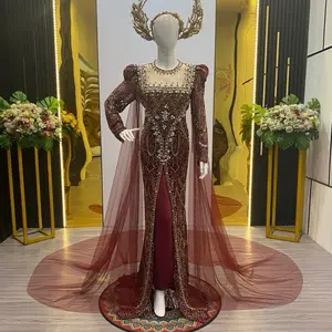 Kebaya santily berekor  pengantin Wanita  Payet Mewah