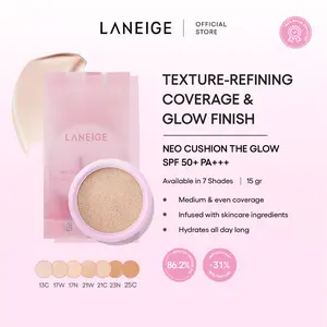(REFILL) LANEIGE Neo Cushion The Glow SPF 42 PA+++ 15g - Mencerahkan, Wajah, Cushion