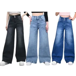 NANOSTAR JEANS MONTISS - Celana Jeans Skena Kaki Lebar - SIZE 27 - 34 - SNOW / DARK BLUE / GREY / BLACK - Skena Jeans Wanita