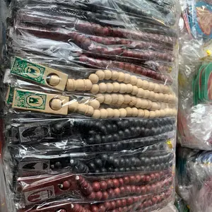souvenir tasbeh kayu kemas plastik isi 50 pcs