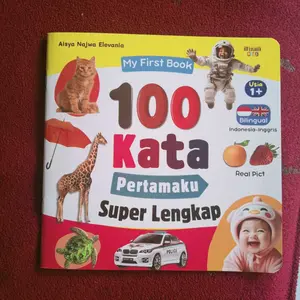 Buku 100 Kata Pertamaku Super Lengkap Buku Bayi Anak Usia 1 2 3 Tahun Pustaka Iltizam Solo