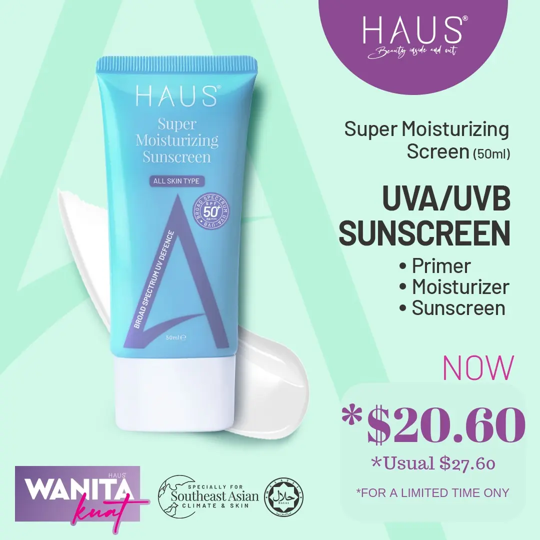 Supermoisturising Sunscreen SPF 50 from Haus Cosmetic.