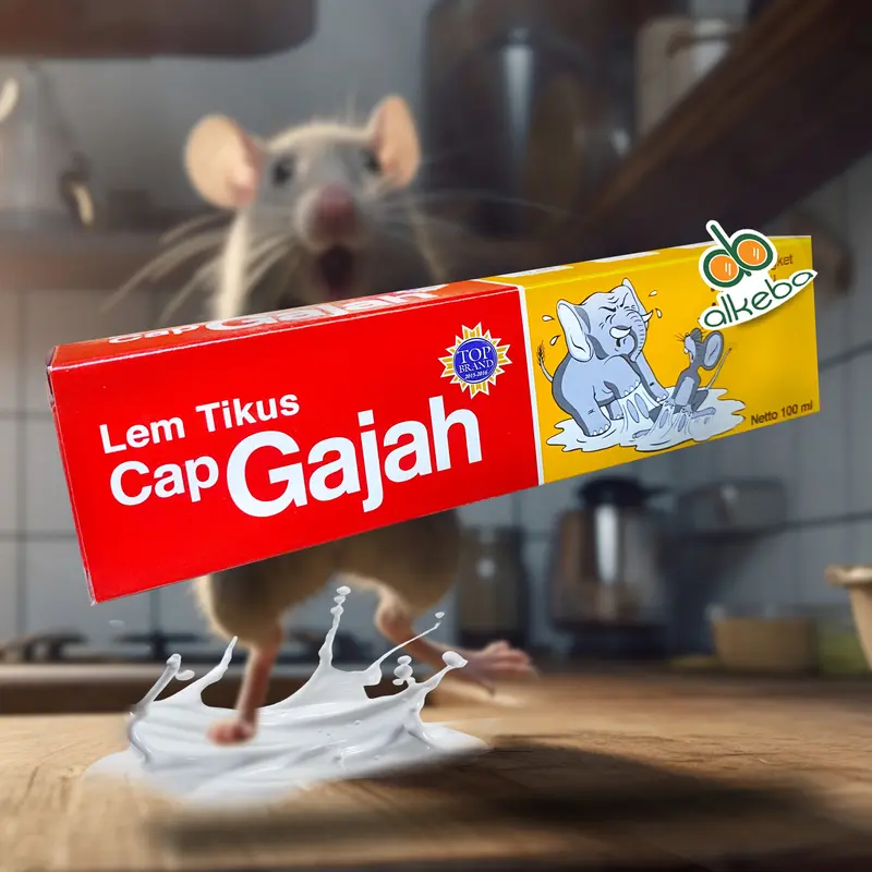 Lem Tikus Cap Gajah 100 ml - Lem Penjebak Tikus 100ml 2