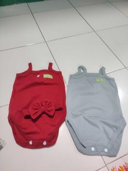 Product Review of Baju Bayi Jumper Tanktop Polos Bayi Balita Cewek Katun Nyaman Lembut,Utk 0-18 Bln Abu Biru Hitam Kuning Merah Putih Ungu Pink Perempuan Cowok from e**k 0