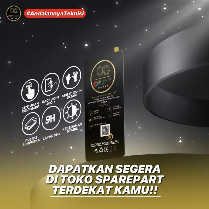 LCD ite1 S23 - S665L ORIGINAL OG SUPER GRATIS LEM DAN OBENG 2