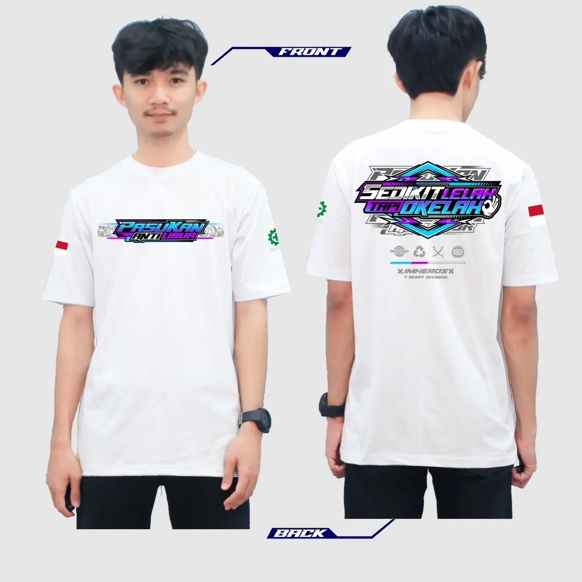 Kaos Pasukan Anti Libur New Design Vol 10 - Katun Combed 24s Extra Soft Finishing