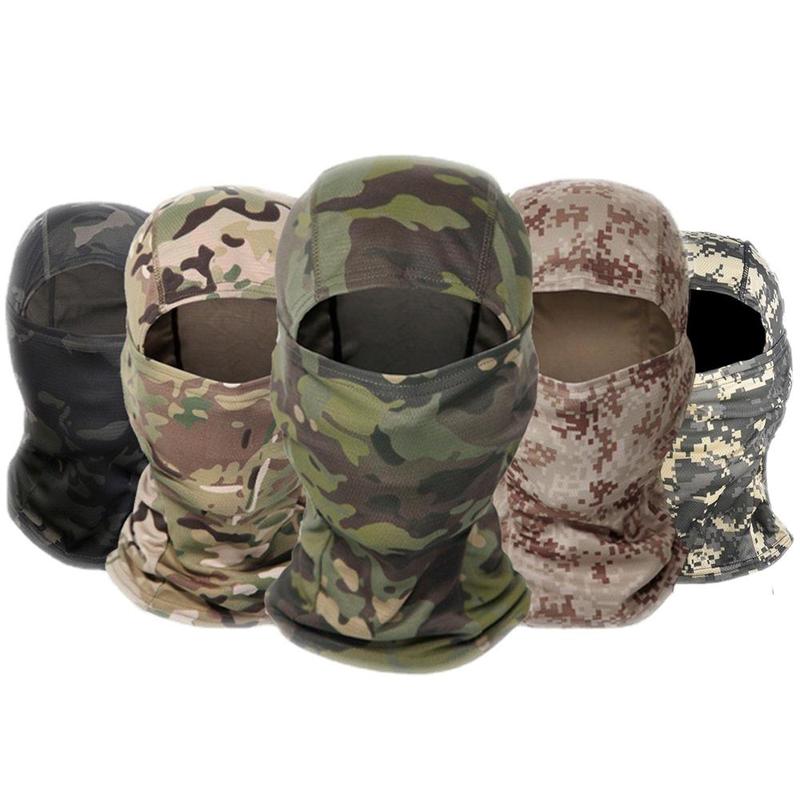  Mặt Nạ Balaclava Mũ Trùm Đầu Khăn Bandana Phụ Kiện Đội Đầu Để Đạp Xe Và Chơi Game Thiết Kế Camo Chống Gió 