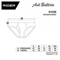 Gambar Celana Dalam Pria Rider Anti Bakteria R325BW 100% Katun Open Fly dari Grosir Pasar Klewer Solo Kota Surakarta 4 Tokopedia
