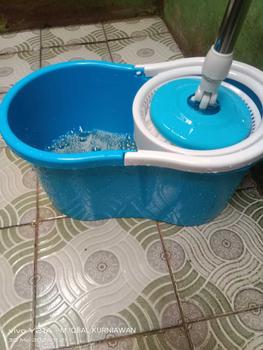 Product Review of GHL - Alat Pel Lantai Dengan Ember Pel Putar Praktis Kain Pel Spin Mop Alat Pembersih Lantai Gagang Stainless from M**. I**L K**N 1
