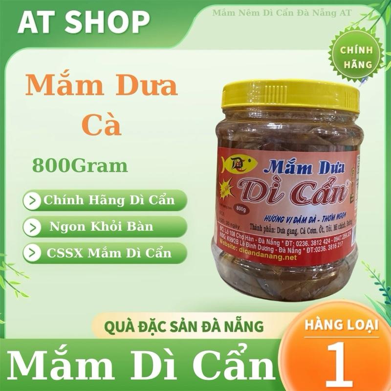 Mắm Dưa Dì Cẩn Hũ  800gr Đặc Sản Đà Nẵng Gia Vị nước chấm