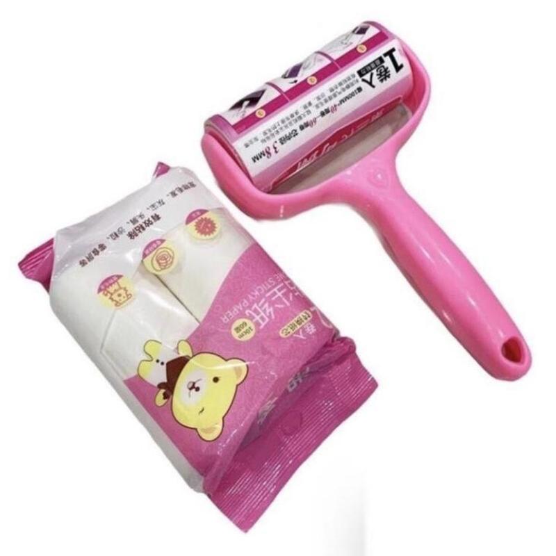 Cây lăn bụi quần áo, chăn màn, lông chó mèo - sử dụng lõi giấy dạng con lăn bụi, dùng để lăn dính, xé từng lớp - T5555