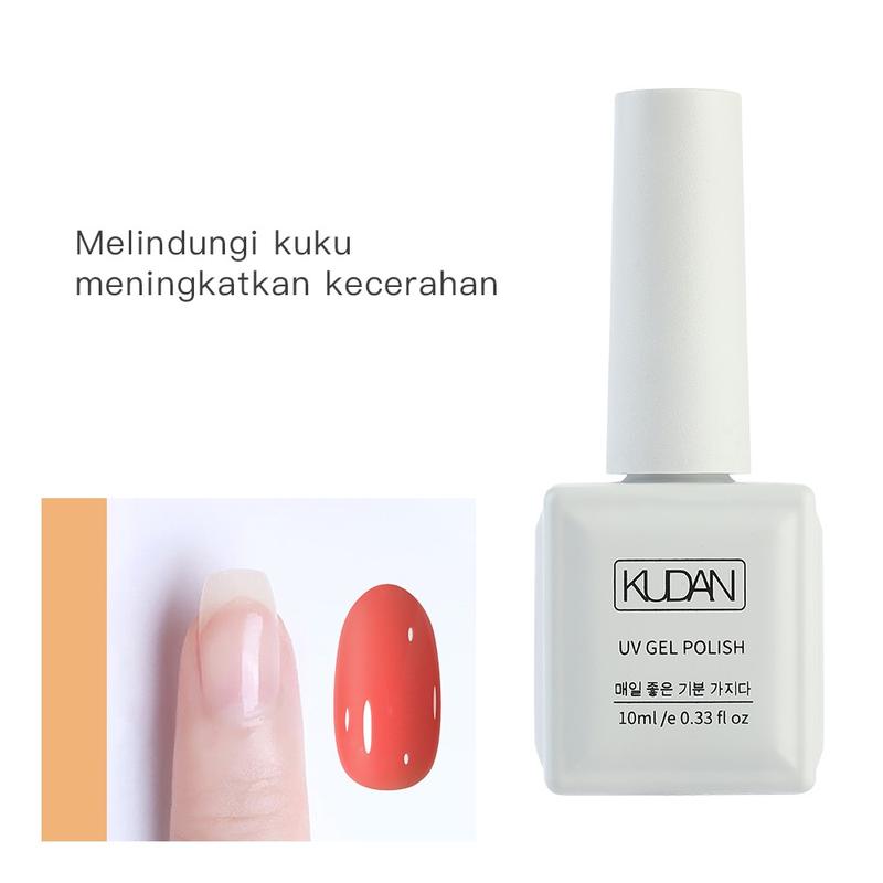 WWEN KUDAN Cat Kutek Gel Polish Wanita 10ML Pewarna Kuku SUN UV LED Pengering Kutikula Jari Tangan Kaki Cewek Nail Art Colors Halal Sholat Muslimah Base Top Matte Coat Impor Terbaru 3