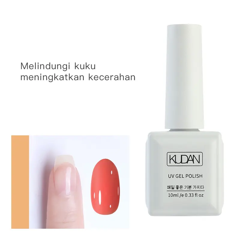 WWEN KUDAN Cat Kutek Gel Polish Wanita 10ML Pewarna Kuku SUN UV LED Pengering Kutikula Jari Tangan Kaki Cewek Nail Art Colors Halal Sholat Muslimah Base Top Matte Coat Impor Terbaru 3