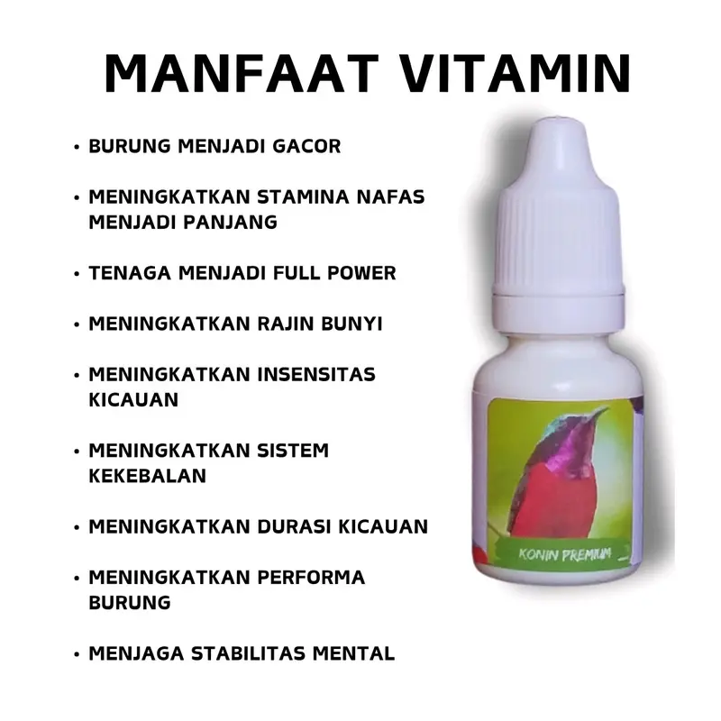 Vitamin Burung Konin Kolibri Ninja Gacor 1