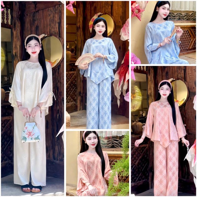  Vân Hương-Pháp Phục Việt Ngọc Minh Châu Bộ quần áo đi chùa Nữ 