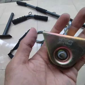 Katrol Pull Down Portabel Set / Roda Katrol Gym Portabel