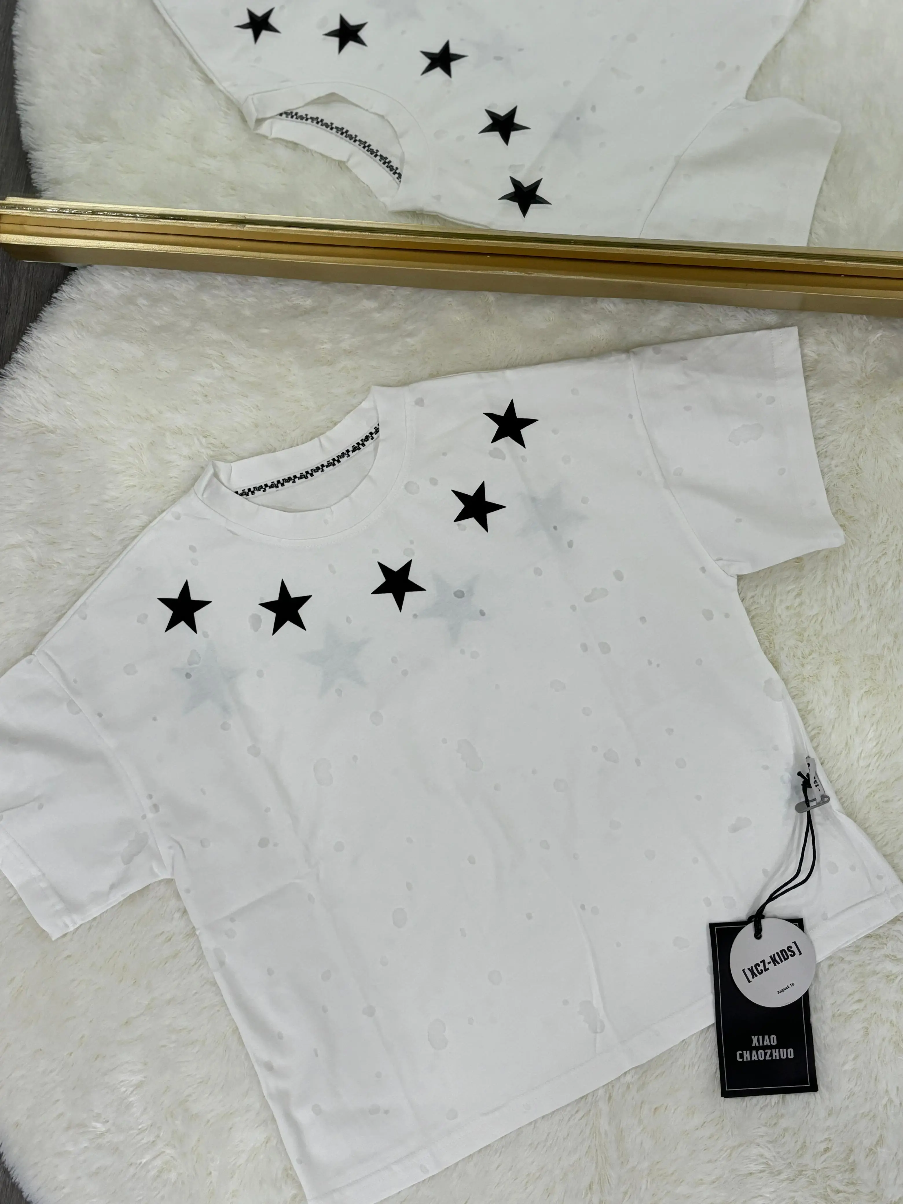 Baju Anak Laki-Laki Motif Bintang Bahan 100% katun Sangat Adem dan Lembut untuk kulit anak