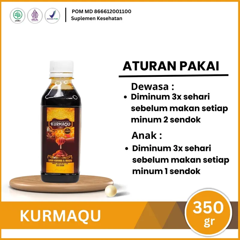 Kurmaqu Atasi Asam Lambung Nyeri Lambung Maag Kronis dari Sari Kurma dan Madu obat  asam 2