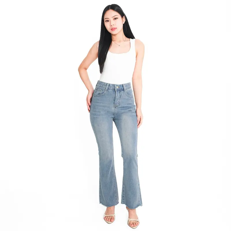 [LUXE.DLABEL] - 161 JEANS  | Celana Panjang Highwaist Wanita Jeans Wanita Polos Ripped Jeans Highwaist Wanita Skinny Jeans Highwaist Baggy Wideleg Jean 5