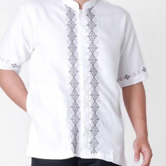 Product Introduction of S M L XL  XXL  XXXL  XXXXL  baju kemeja koko dewasa bahan katun poli  premium tebal adem nyaman di pakai Muslim Dewasa 6
