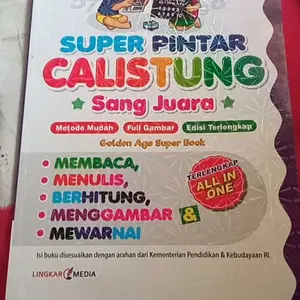 Buku Super Pintar Calistung Sang Juara Membaca Menulis Berhitung LM Soft Cover