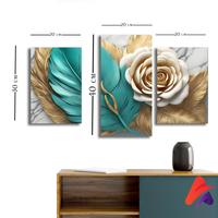Gambar HIASAN DINDING 3D SET BUNGA 3 IN 1 KAMAR DEKORASI RUMAH (85 A) WALL DECOR PAJANGAN DINDING SATU SET BUNGA - SET 85 A dari Apolito Kota Malang 4 Tokopedia