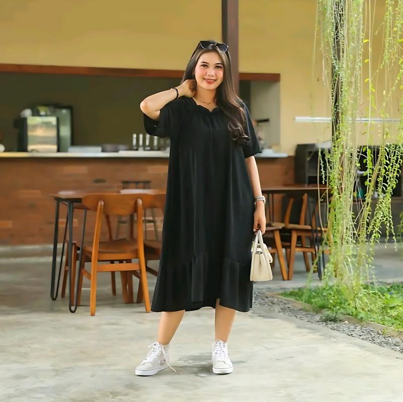 Product Introduction of Daster Murah Terbaru Kekinian Daster Fuji Crinkle Airflow Premium Dress Nyaman Tidur Cantik Kain Lembut 2