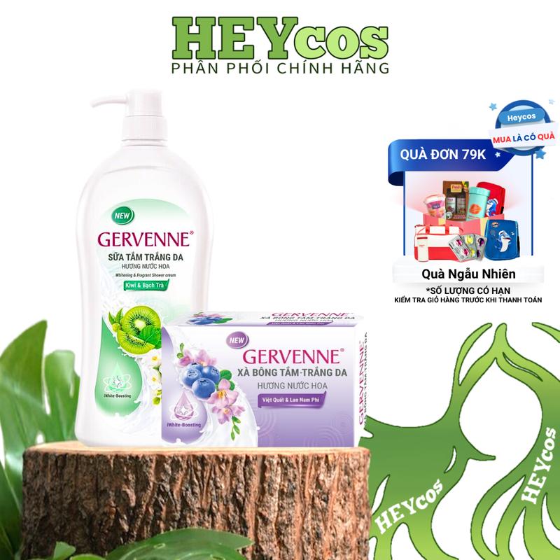 CHÍNH HÃNG Sữa Tắm Trắng Da Hương Nước Hoa Gervenne 450g