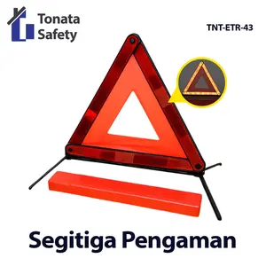 Segitiga Pengaman Mobil / Lipat Tanda Peringatan Hazard Reflektor Car