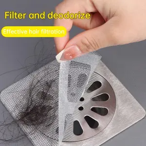 Saringan Pembuangan Saluran Air Anti Mampet Stiker Kawat Penambal Lubang Nyamuk /Penutup Lubang Stiker Filter Kamar Mandi /Stiker Penutup Lubang Nyamuk Hair Catcher Jaring /Tempelan Jaring Kawat Nyamuk /Stiker Pembuangan Saluran Air Sticker Penutup L