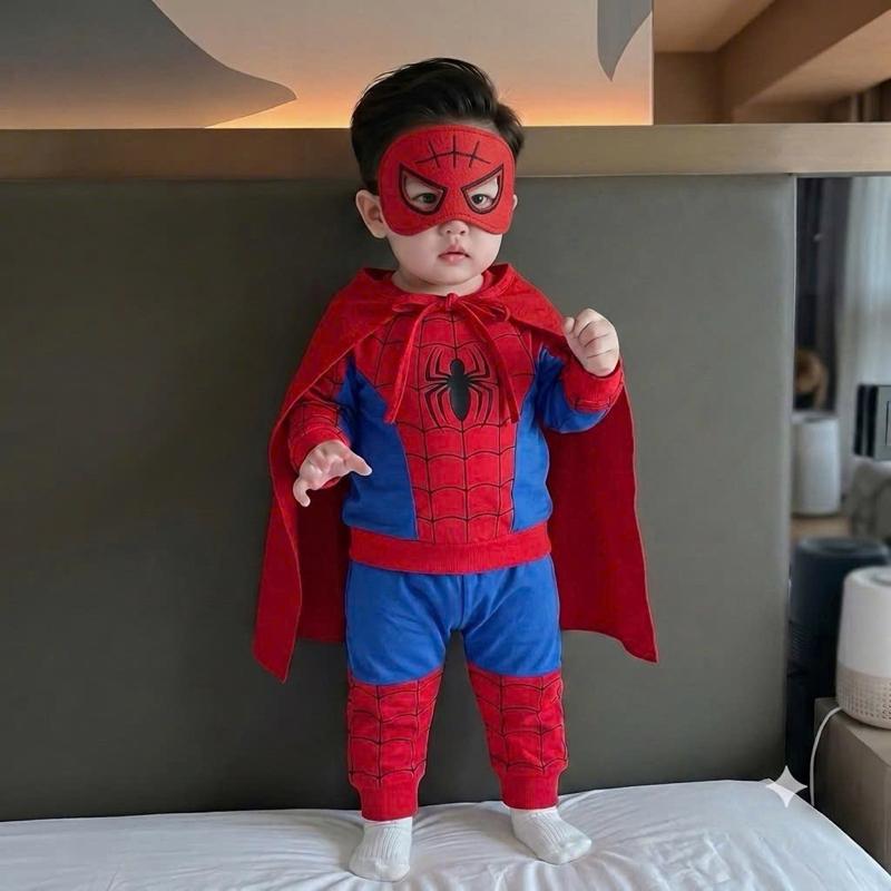 [LonTonKids] Deal Mở Bán _ Set 4 Món  Bộ Siêu Nhân superman Vải cottong Tàu  Thoáng Mát Cho Bé Trai