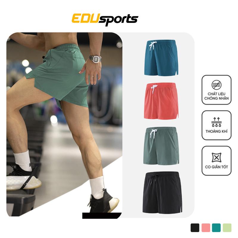 Quần Đùi Thể Thao Nam Tập Gym,Chạy Bộ, Làm Quần Ngủ Mặc Ở Nhà, Dáng Ngắn,Co Giãn,Thoáng Mát