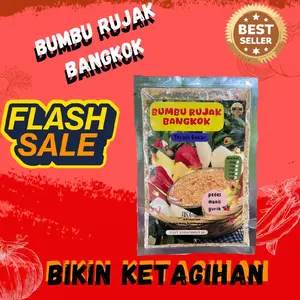 bumbu rujak bangkok thailand. pedas manis gurih rasa terasi bakar 50gram