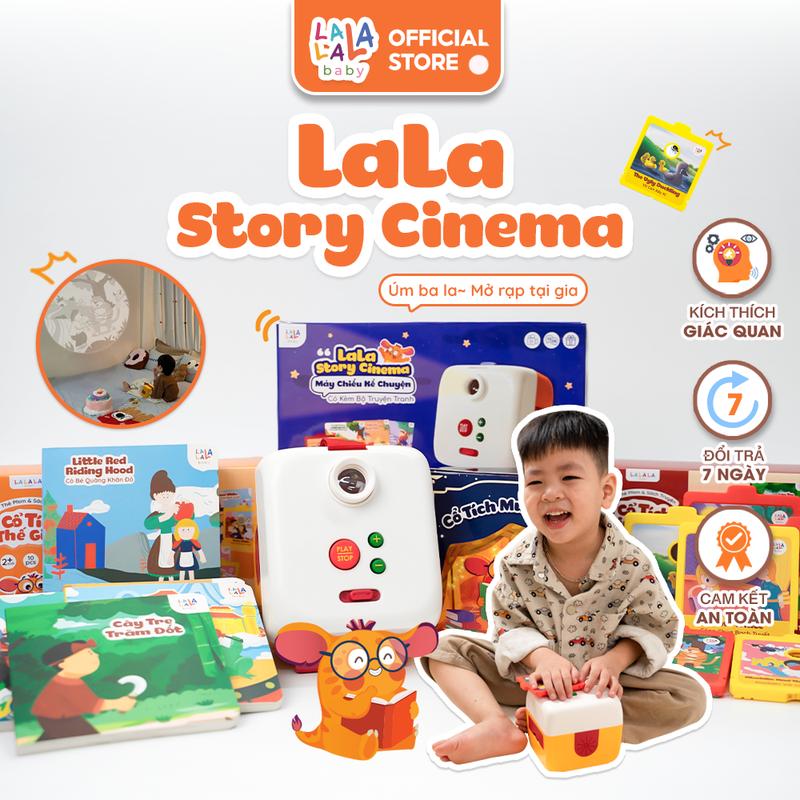   KOL  Combo 3 Đồ Chơi Máy Chiếu Kể Chuyện Thông Minh Lala Story Cinema– Giúp Bé Tăng Vốn Từ & Tưởng Tượng Kích Thích Ngôn Ngữ 
