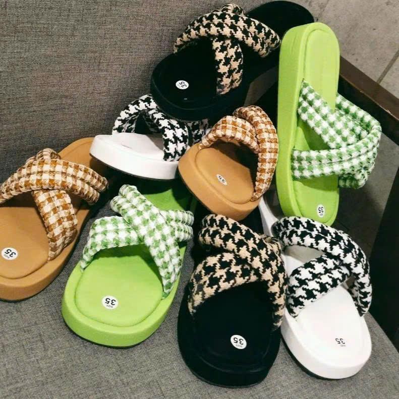  Styfani shoes Dép Nữ Xỏ Ngón Thiết Kế 2 Màu Bản Mới Nhất Phong Cách Hàn Quốc Dây Tóc Xinh Xắn Dễ Thương Cho Phái Nữ 